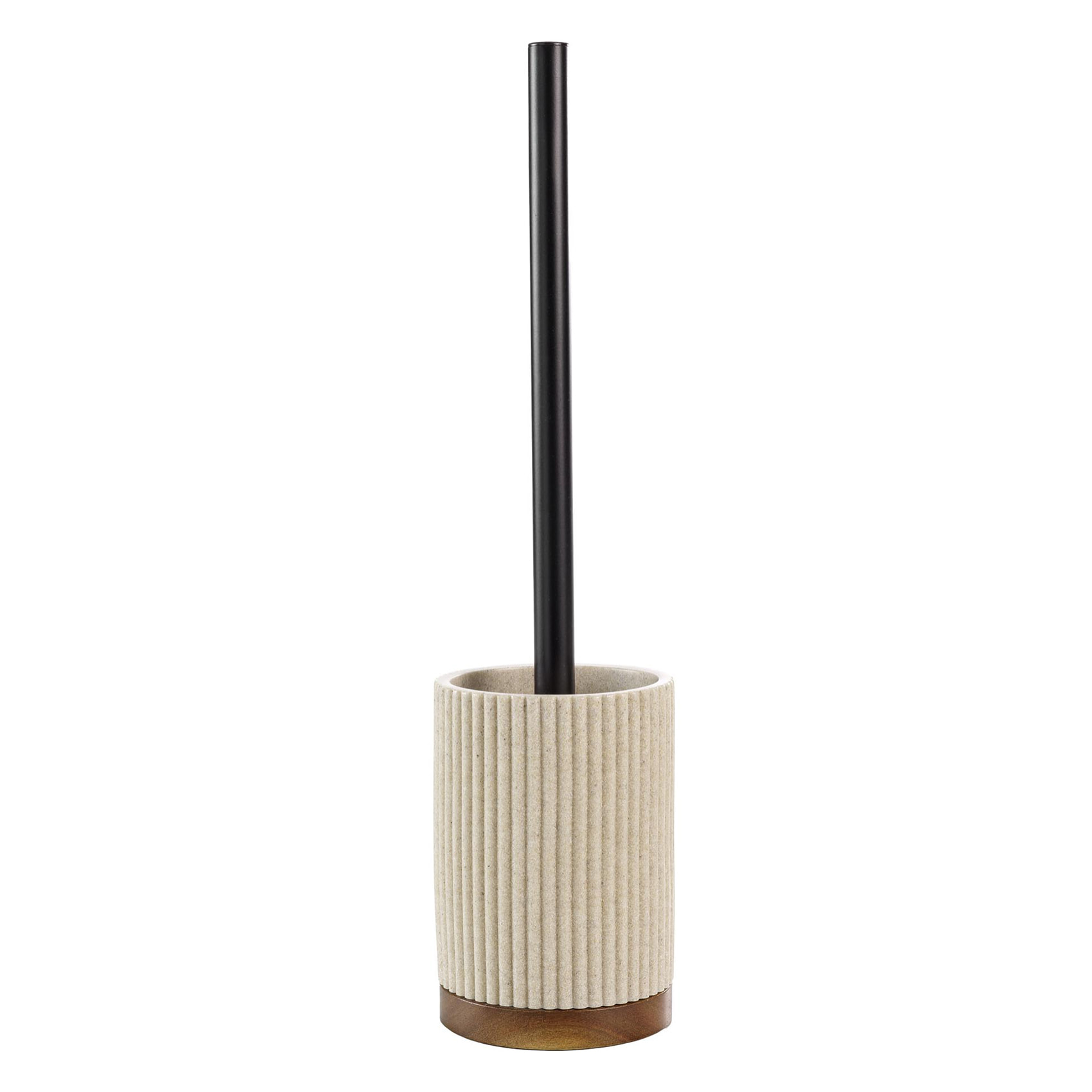 Brosse WC en acacia - Naturel