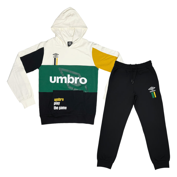 Tuta Ragazzo UMBRO 8 / 16 Anni Cotone Felpato Invernale