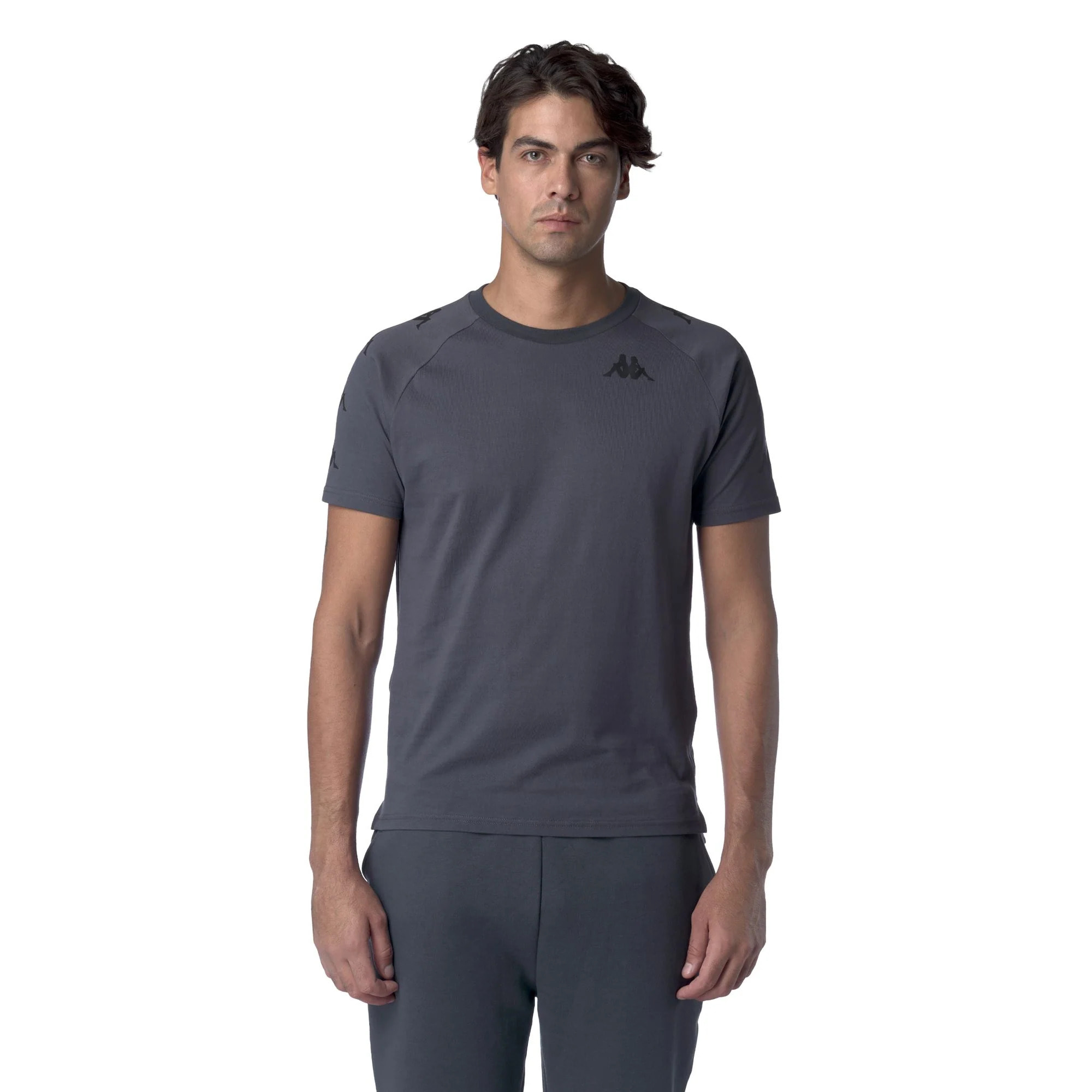 Kappa - T-Shirts & Top Uomo Grigio - Gonni