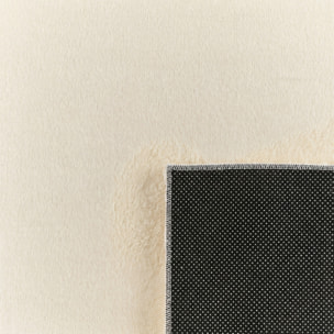 NUBE - Tapis doux et moelleux à poils courts crème
