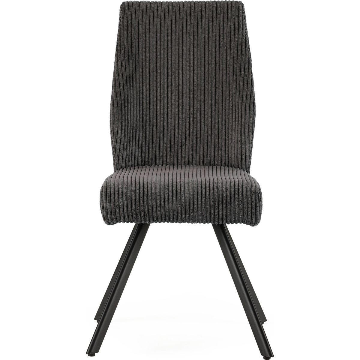 Lot de 2 chaises en velours côtelé - LAGOM