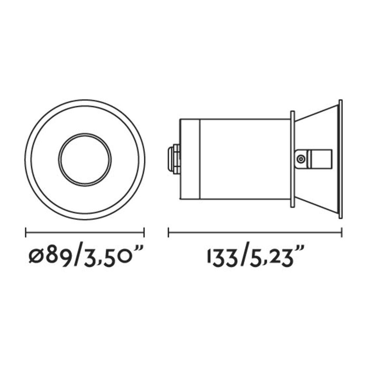 FRESH IP65 Empotrable negro GU10
