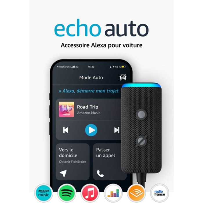 Assistant vocal AMAZON Echo Auto (2e génération)