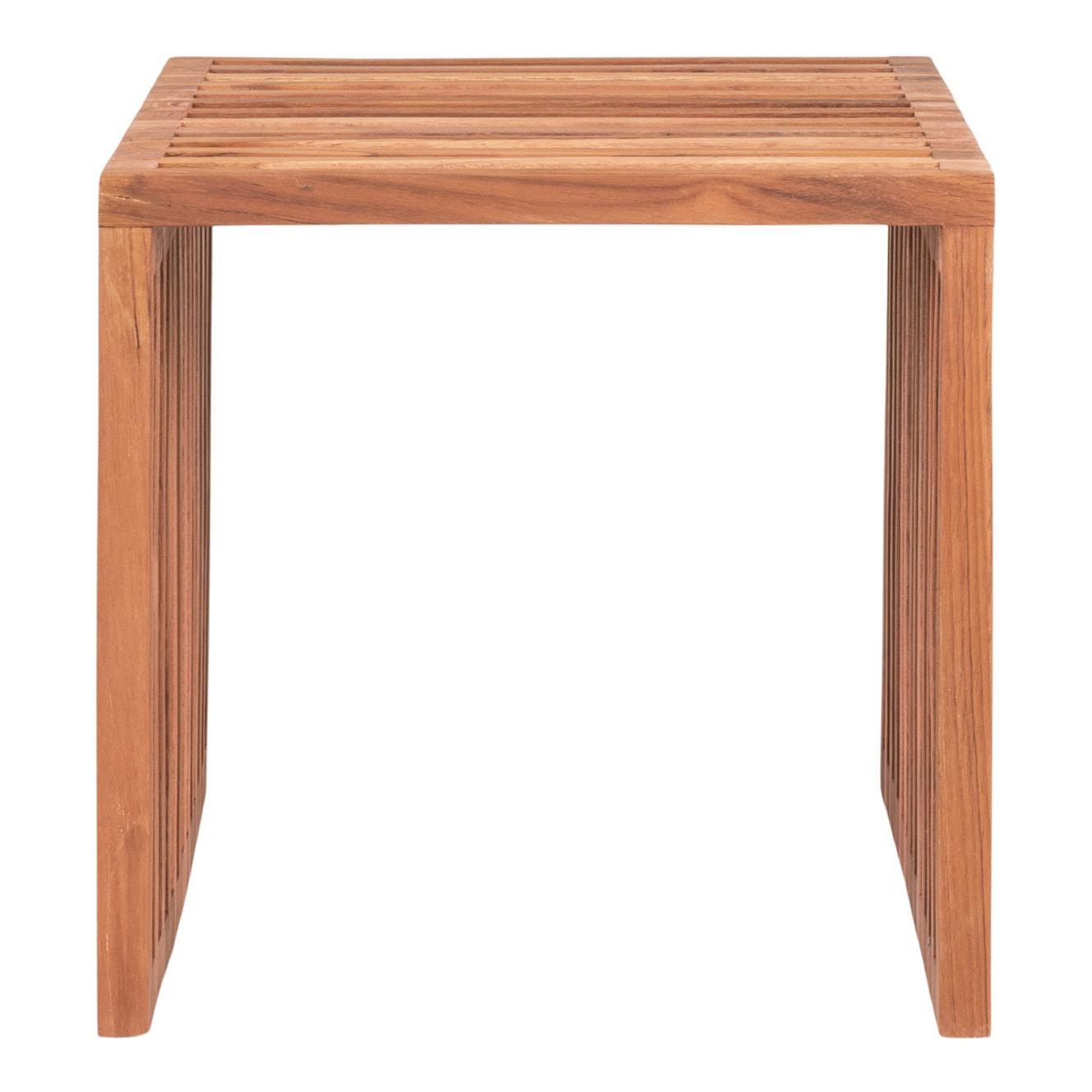 Tavolino Pego in legno di teak naturale 40x40x40 cm