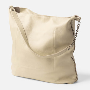 Bolso de hombro BIBA New Orange de piel