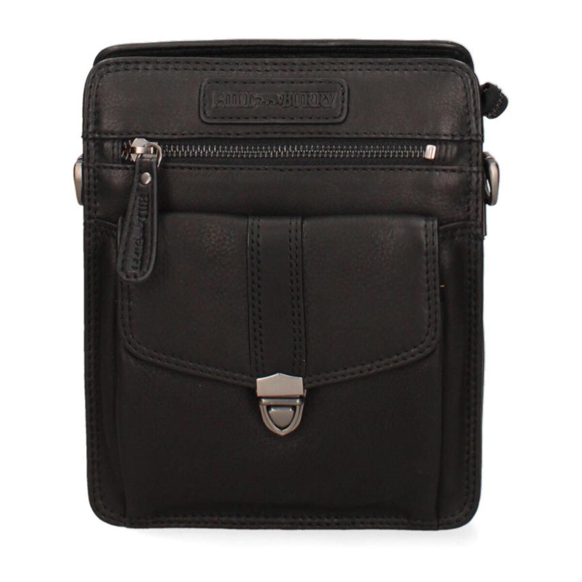 Borsa a tracolla  da uomo In Vera pelle Made in Italy 22,5x18x9 cm