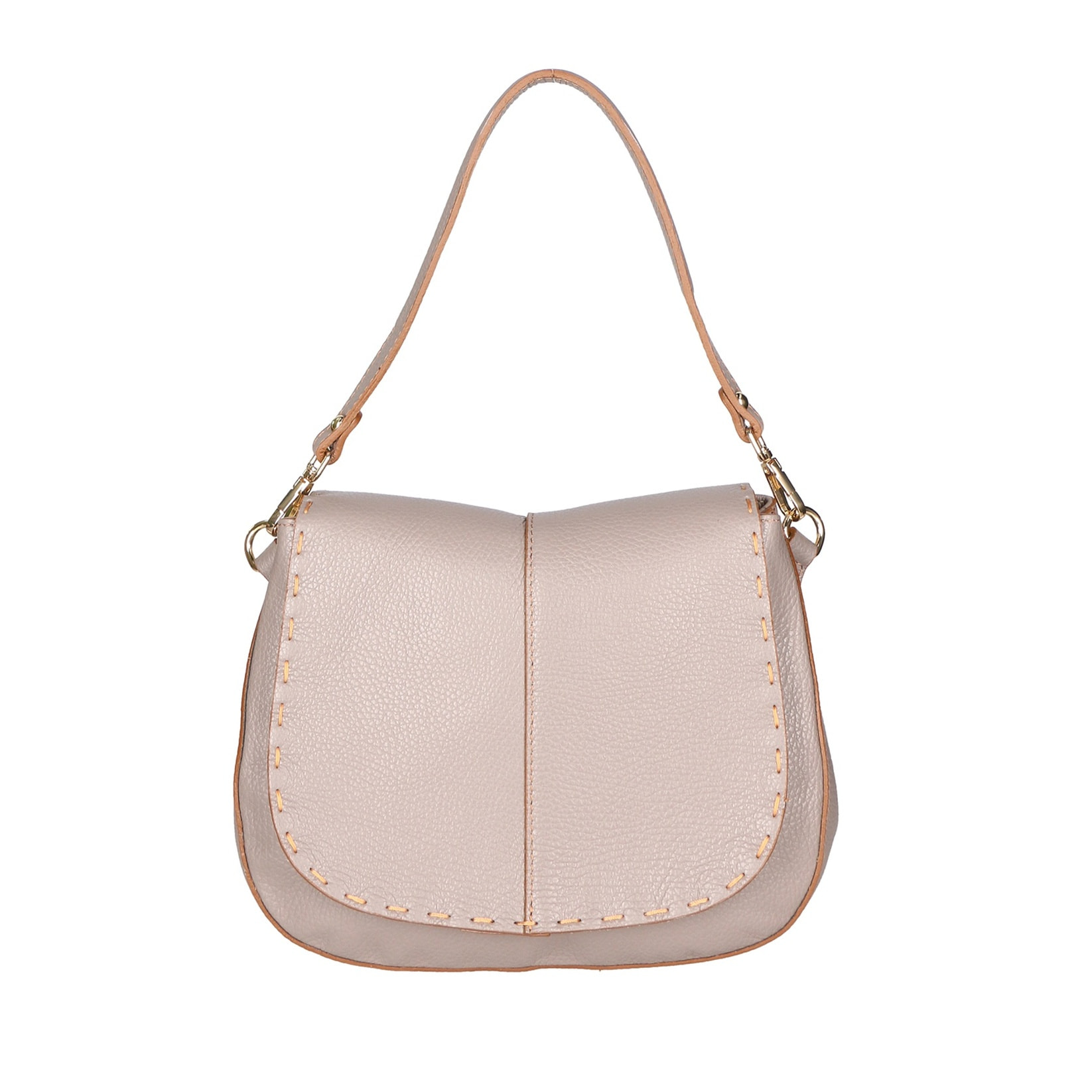 Borsa a spalla da donna Made in Italy - Modello Winona - Vera pelle - 26.0 x 20.0 x 13.0 cm