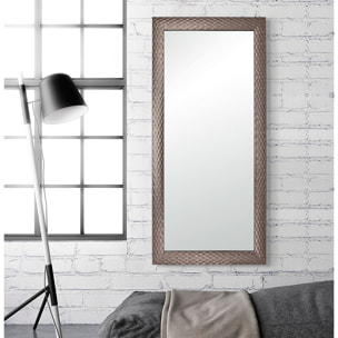 Espejo Rombo poliestireno dorado champagne 145x74x3 cm