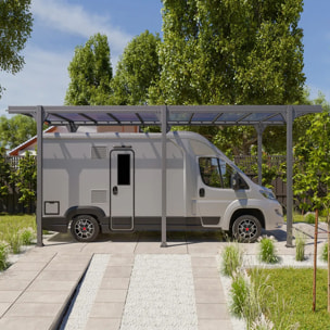 Carport camping car - Toit monopente - Hegoa 20