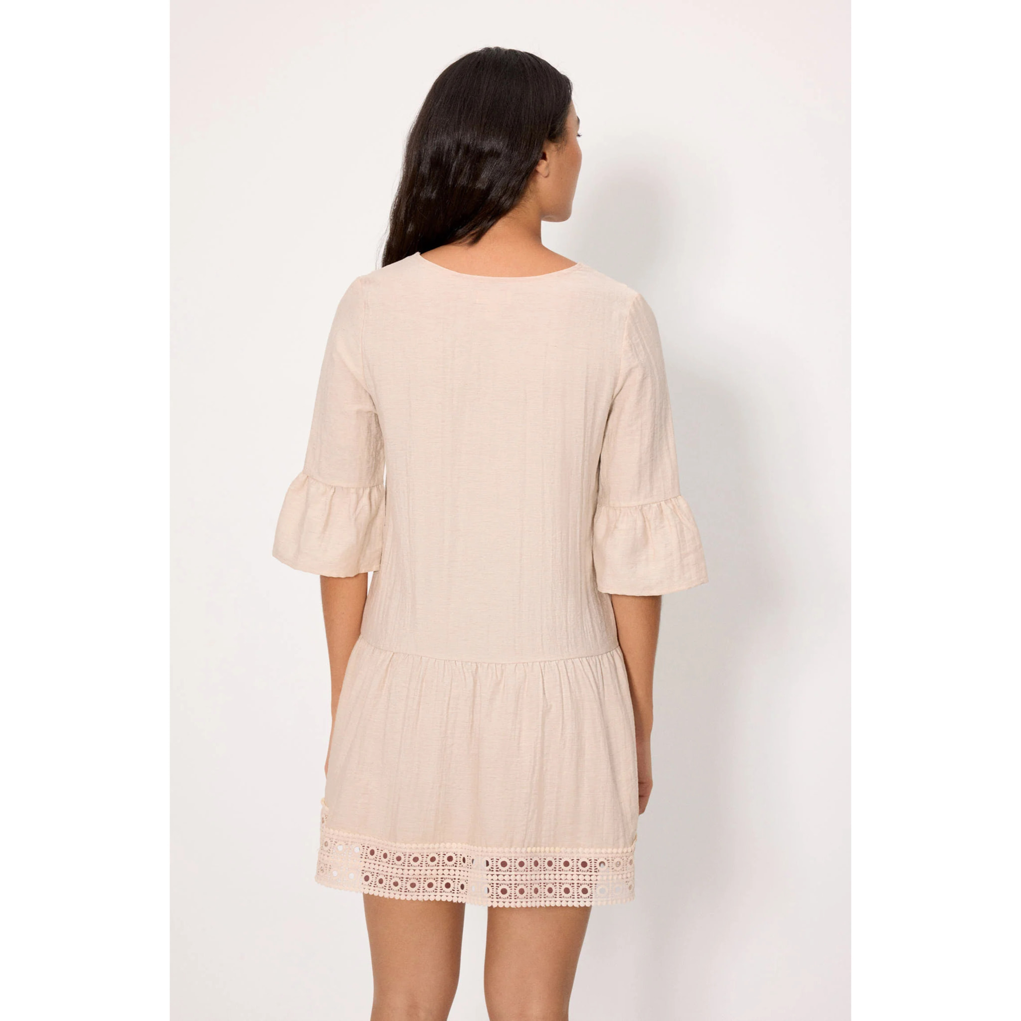 Vestito corto Marrone