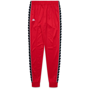 Kappa - Pantaloni Bambino Rosso - 222 Banda Rastoria Slim
