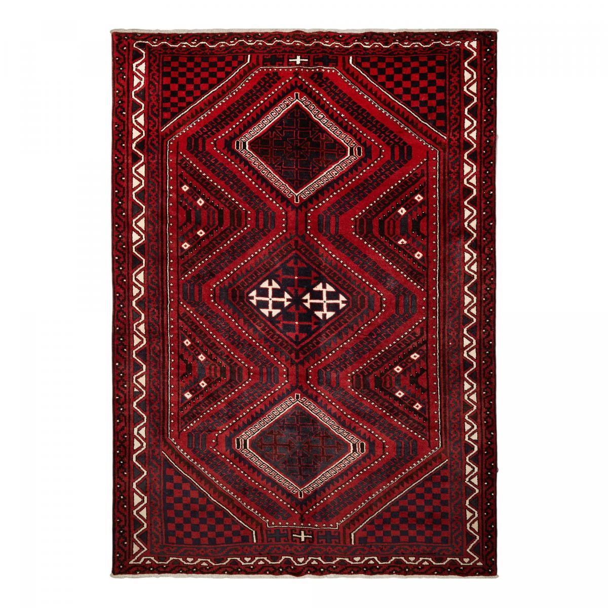 Tapis d'orient au motif oriental, noué main en laine, AJUNE