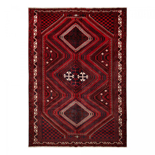Tapis d'orient au motif oriental, noué main en laine, AJUNE