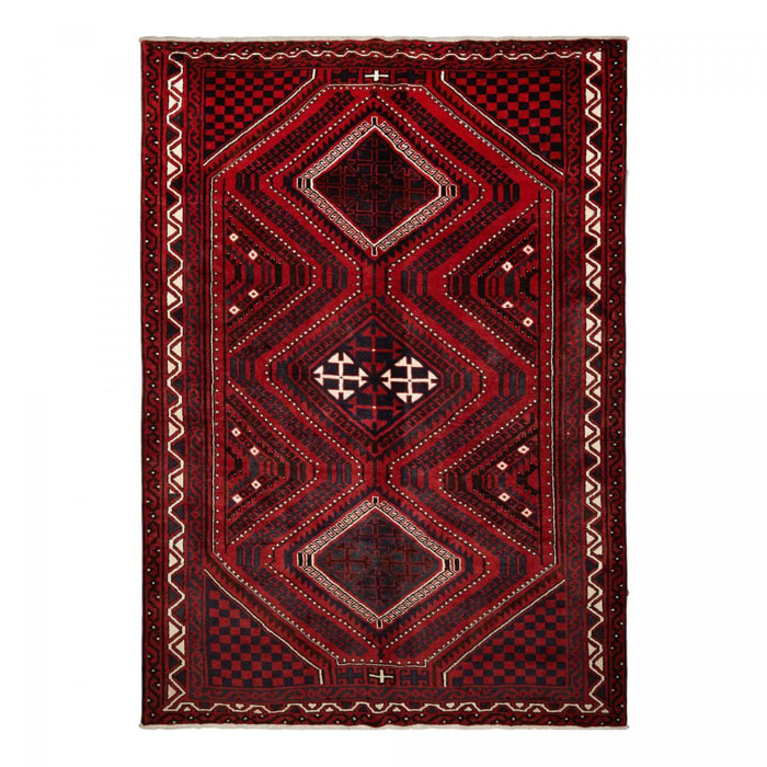Tapis d'orient au motif oriental, noué main en laine, AJUNE