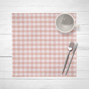 Pack de 2 serviettes Carreaux 150-11 - 45x45 cm