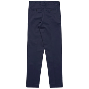 Kappa - Pantaloni Uomo Blu - Rafael Comfort Peached Gabardine