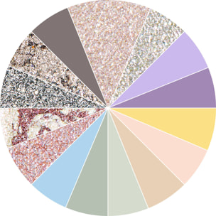 SPRING BREAK EYESHADOW PALETTE Palette occhi con 15 ombretti matt e shimmer.