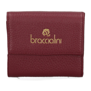 Portafoglio  da donna In Vera pelle Made in Italy 11x8,5x4 cm