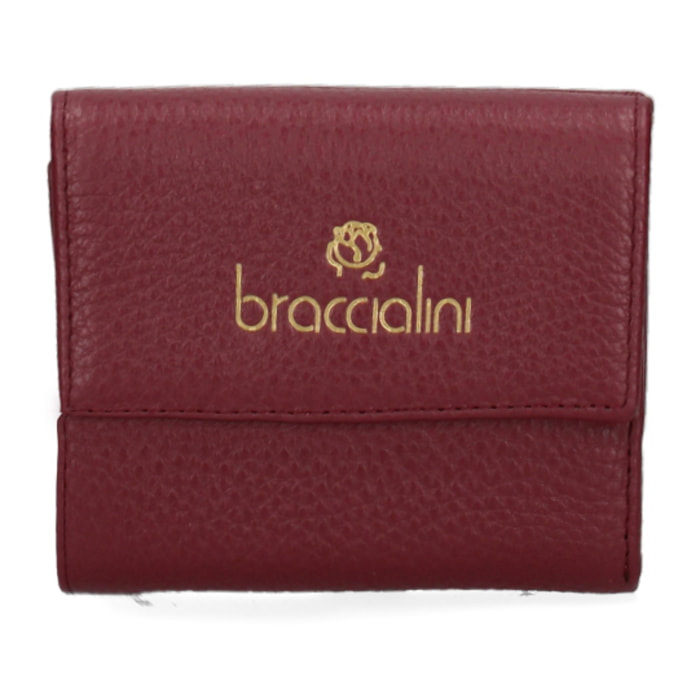 Portafoglio  da donna In Vera pelle Made in Italy 11x8,5x4 cm