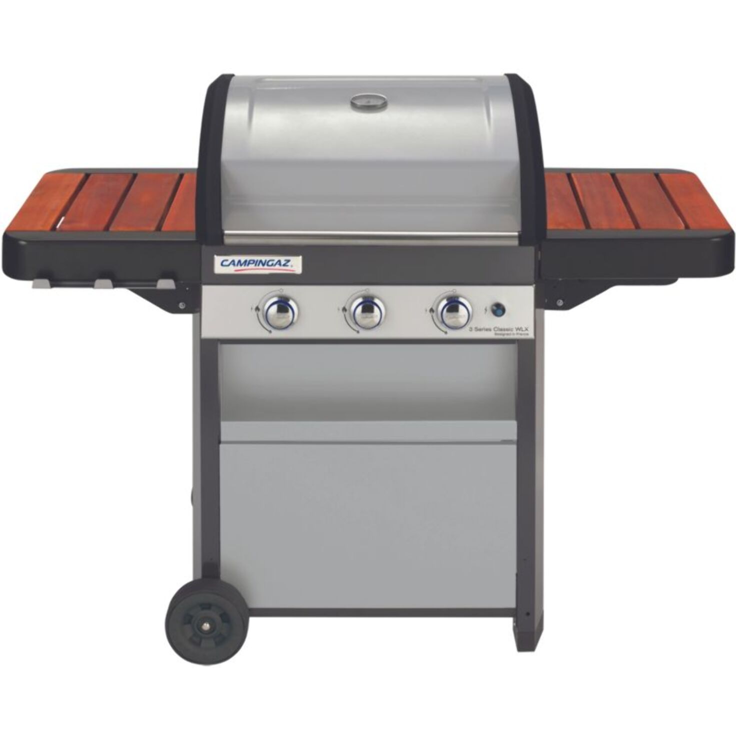 Barbecue gaz CAMPINGAZ 3 SERIES CLASSIC WLX inox 3 brûleurs sur chariot, 61x45 cm