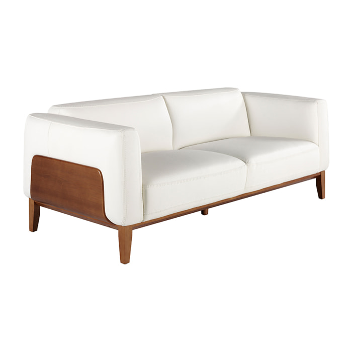 Sofá Angel Cerda de piel de vacuno 209x92x77cm