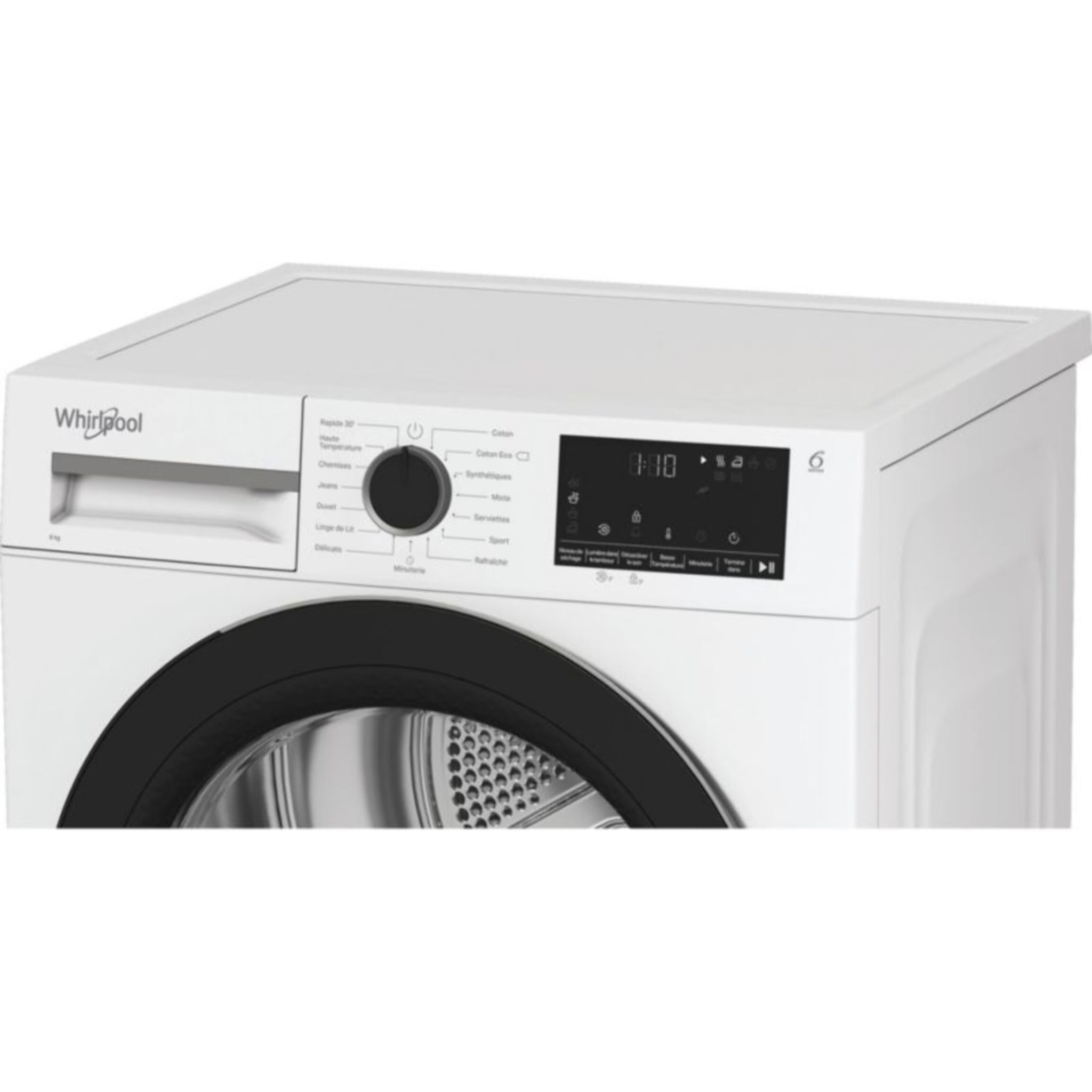 Sèche linge pompe à chaleur WHIRLPOOL CWSD83MWBSFR