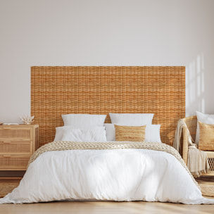 Rouleau revêtement adhésif vinyle au mètre - Sticker mural tête de lit - ROTIN MIEL