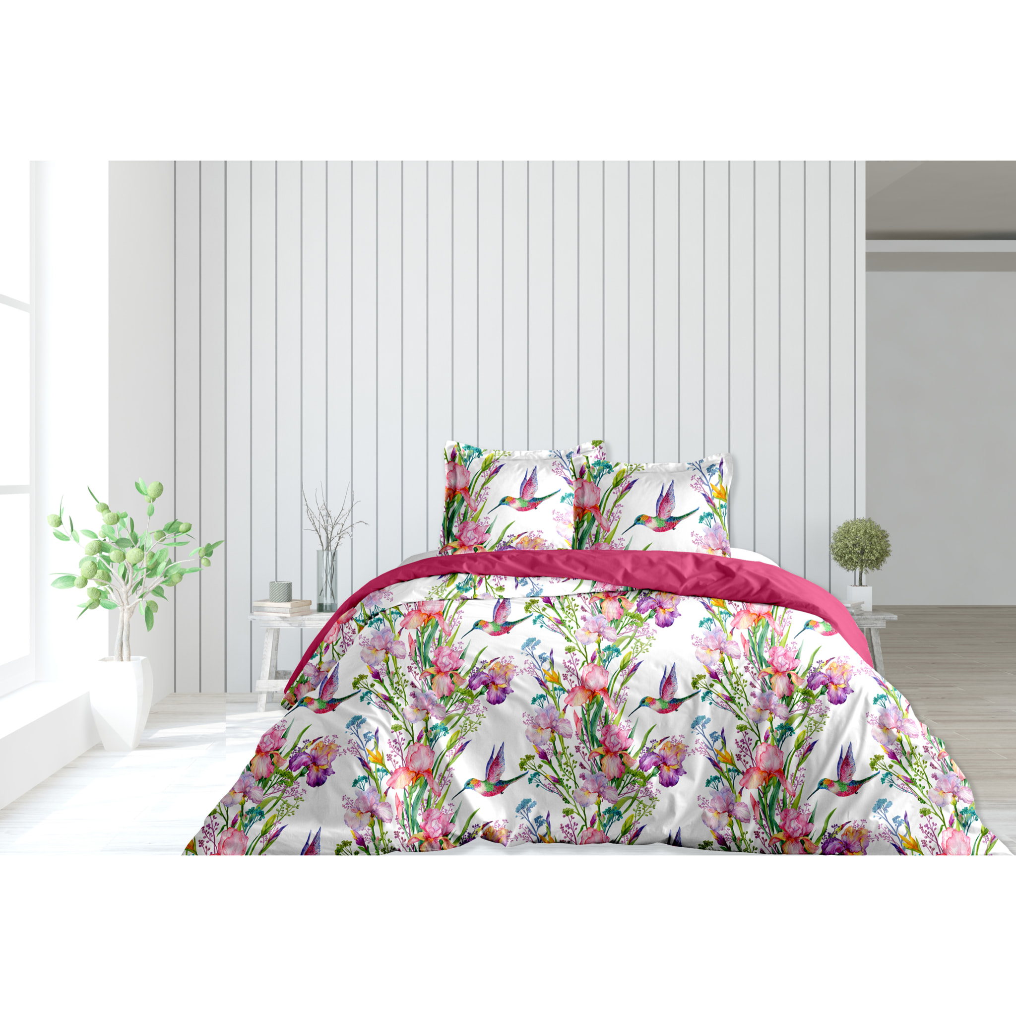 Parure Natural beauty - 100% Coton 57 fils - Certifié Oeko-tex