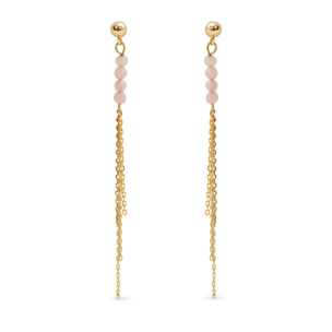 Boucles d'Oreille Falling Fairy Plaqué Or