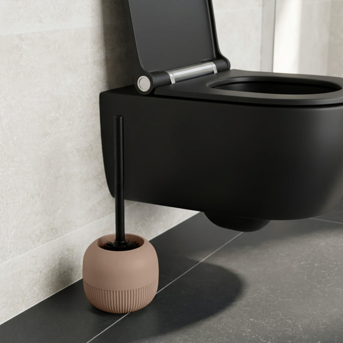 Brosse wc avec support GINO Cappuccino MSV