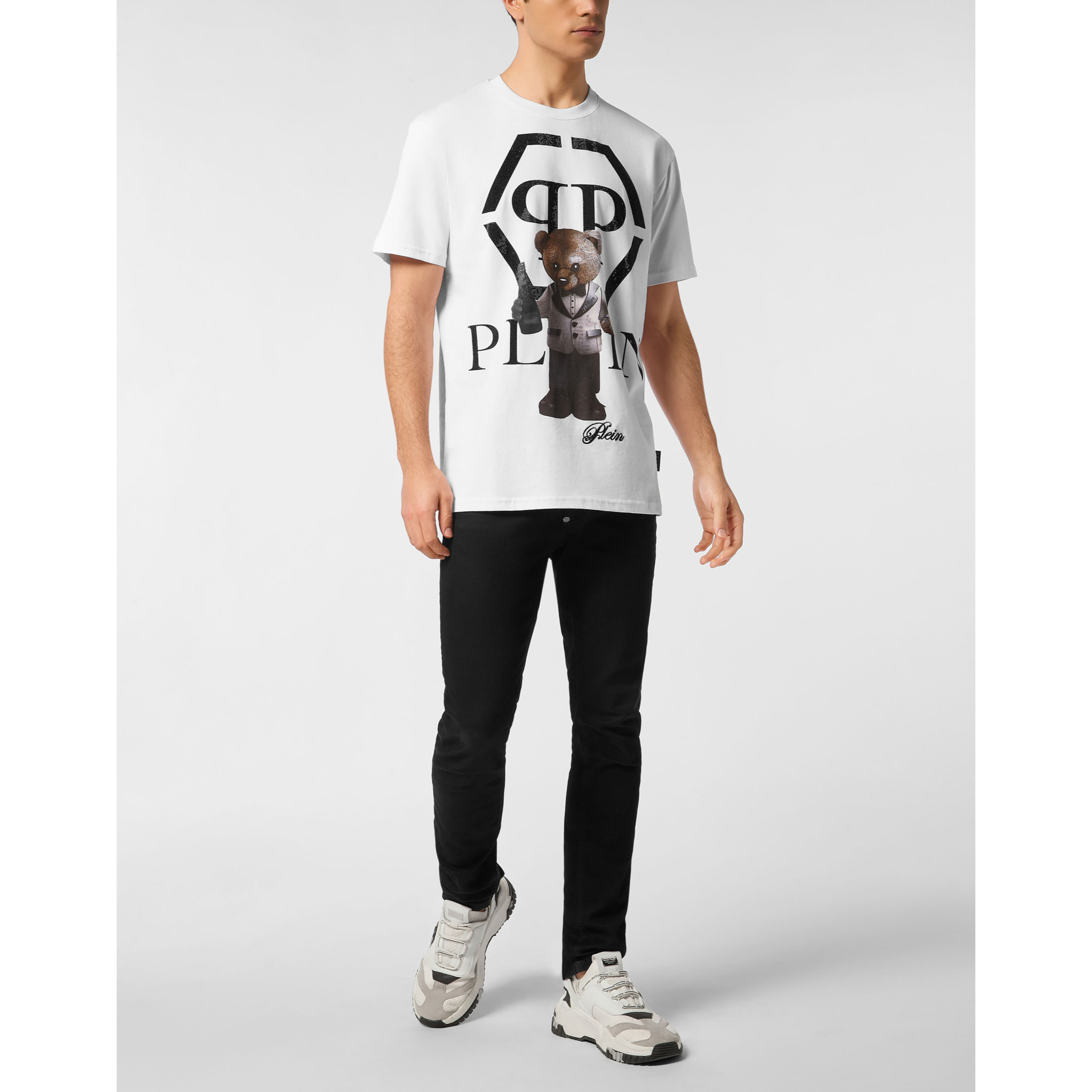 PHILIPP PLEIN Camiseta Cuello Redondo Ss TEDDY