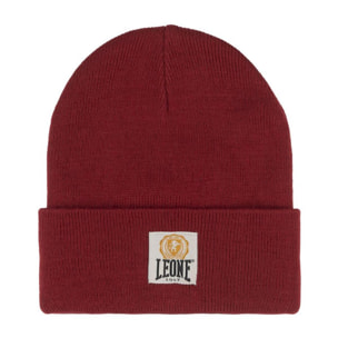 Cappello invernale con logo stile college e risvolto "Varsity"