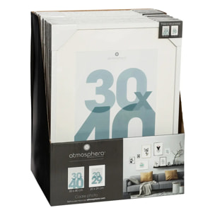 Cadre photo "Manu" blanc 30x40cm