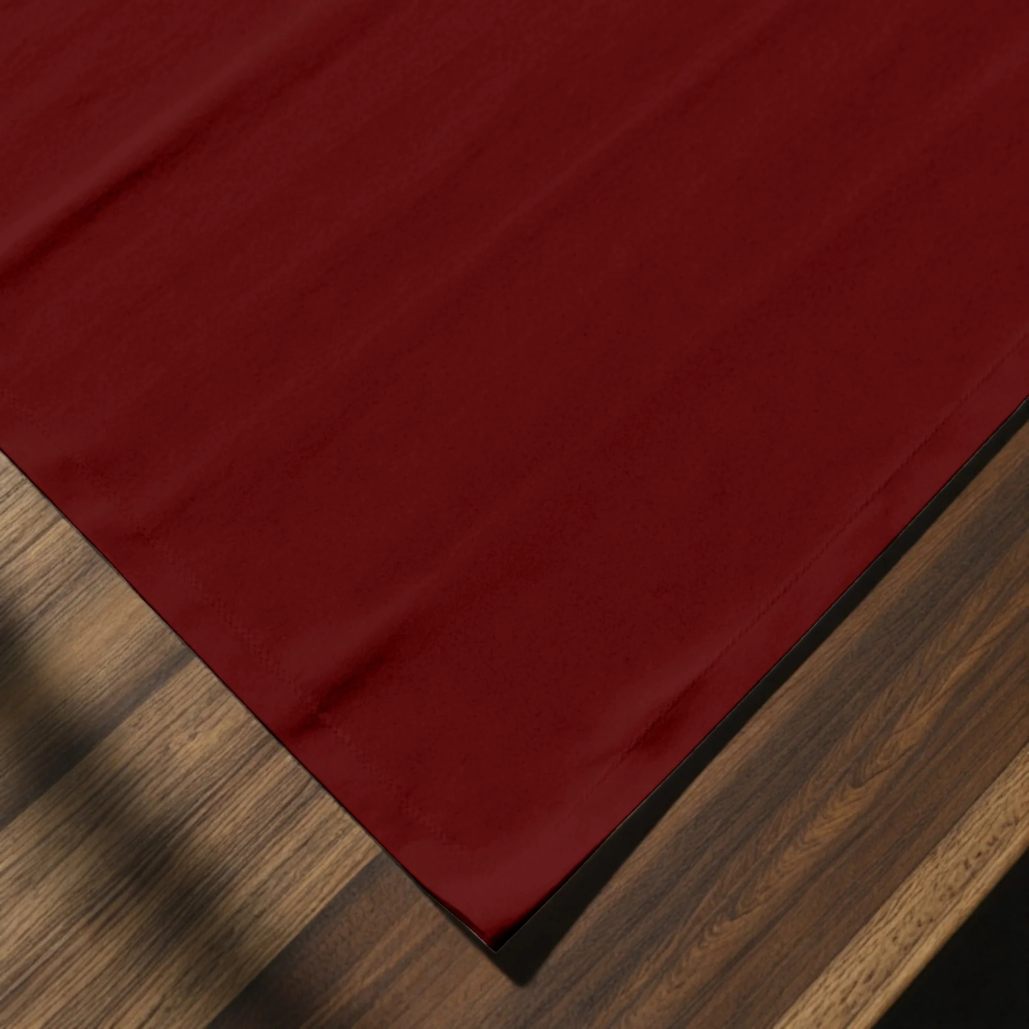 Lot de 2 sets de table anti-taches Rouge Uni