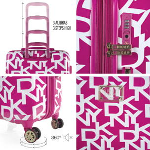 Juego De Maletas Pc Dkny Dkny-626 Signature Hardside Magenta