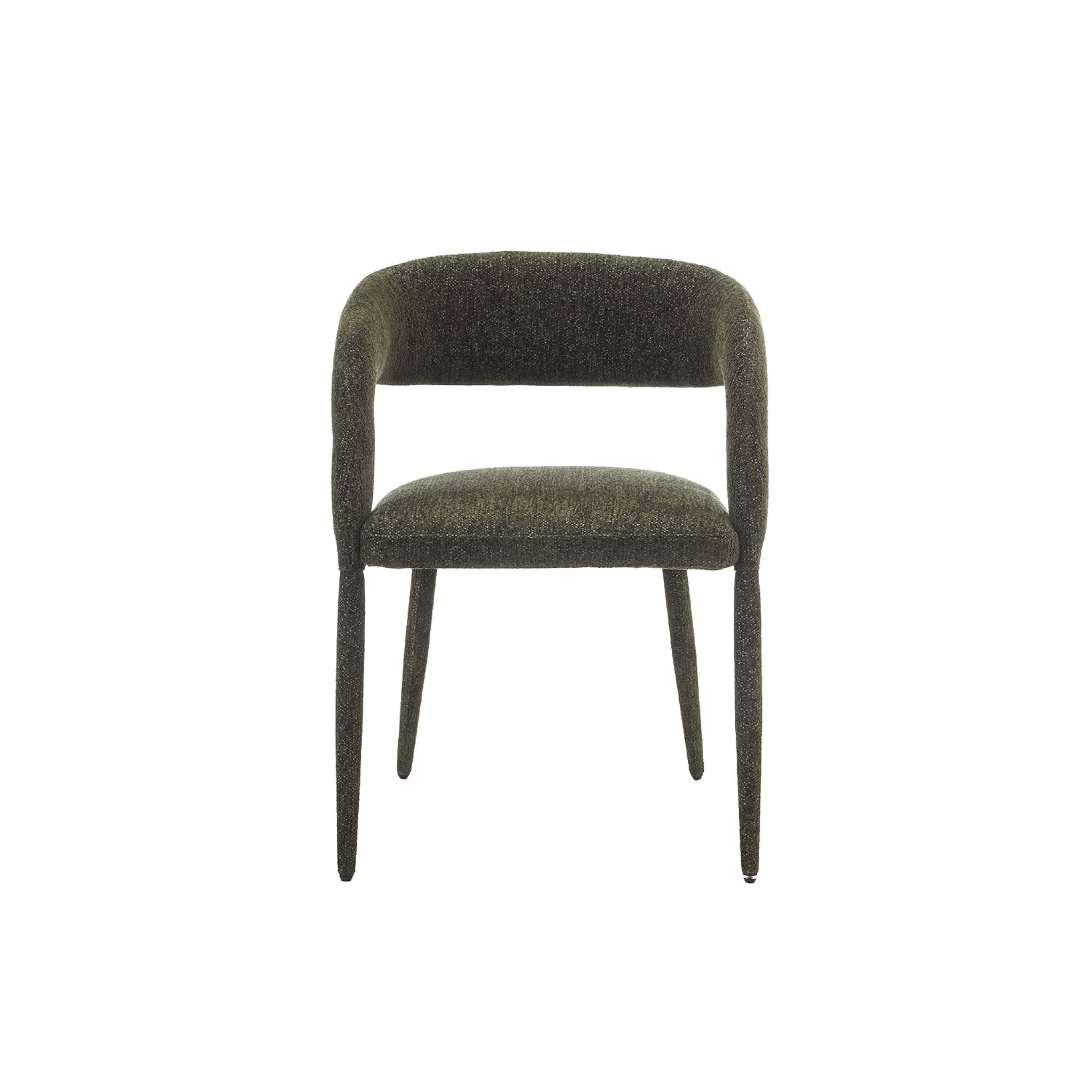 Fauteuil contemporain tissu (lot de 2) ALESSIA