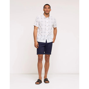 Camisa Manga Corta Beige - Naipes