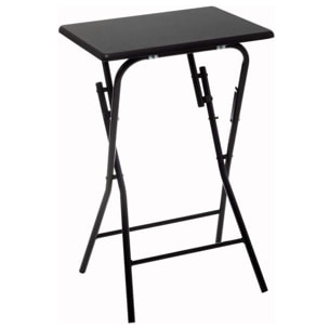 Mesa Plegable 48 X 38 cm Negro H 64