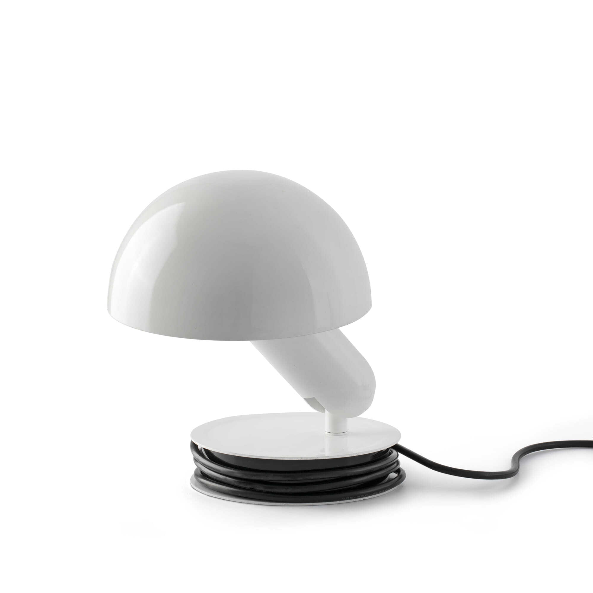 BELA Lampada da tavolo con clip blanc