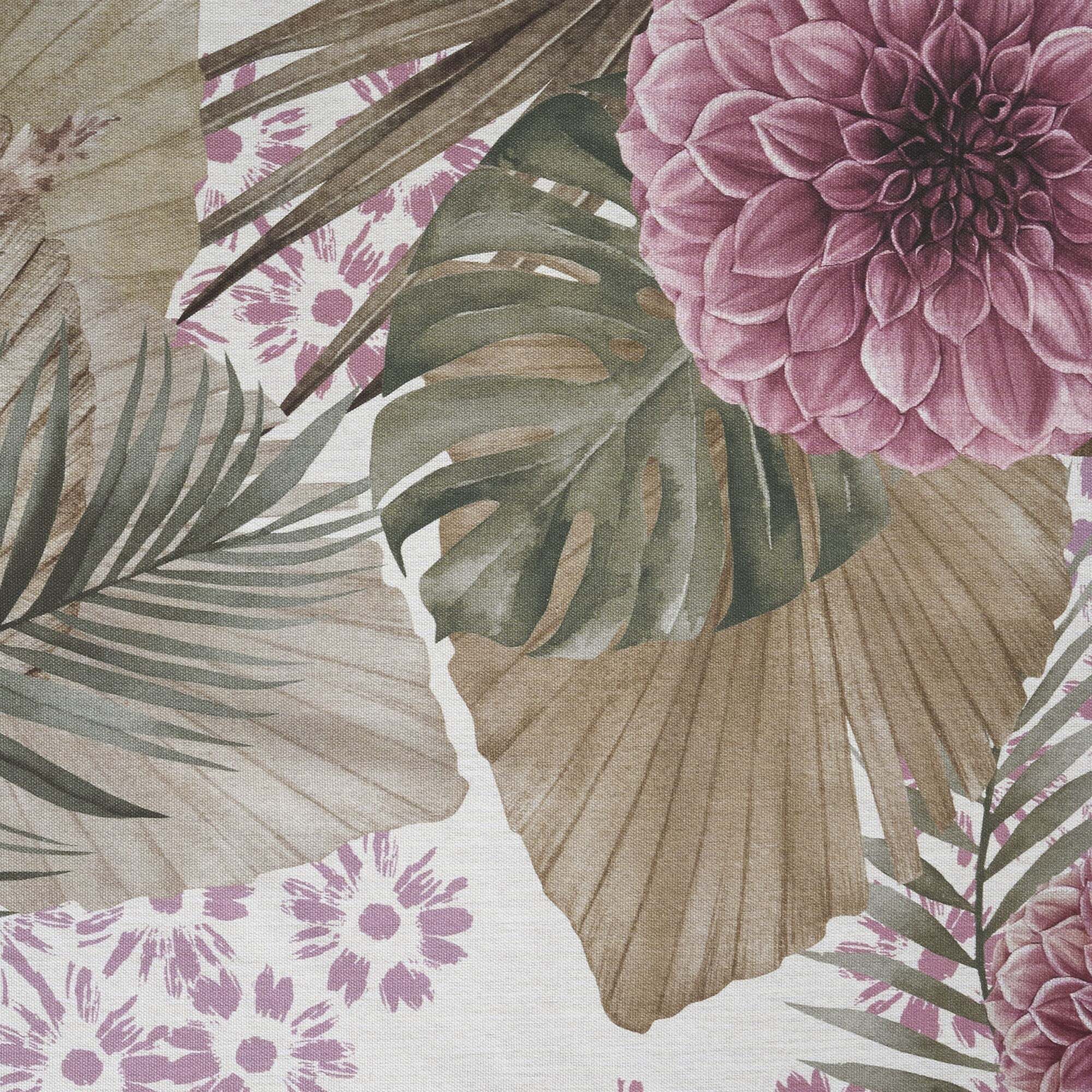 Nappe en tissu 100% coton Dahlias