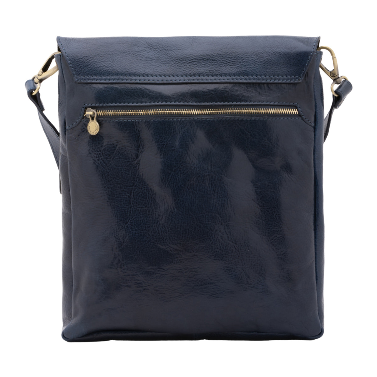 Borsa a tracolla  da uomo In Vera pelle Made in Italy 31x35x4 cm