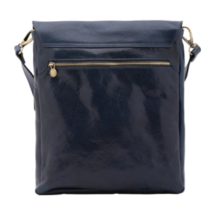 Borsa a tracolla  da uomo In Vera pelle Made in Italy 31x35x4 cm