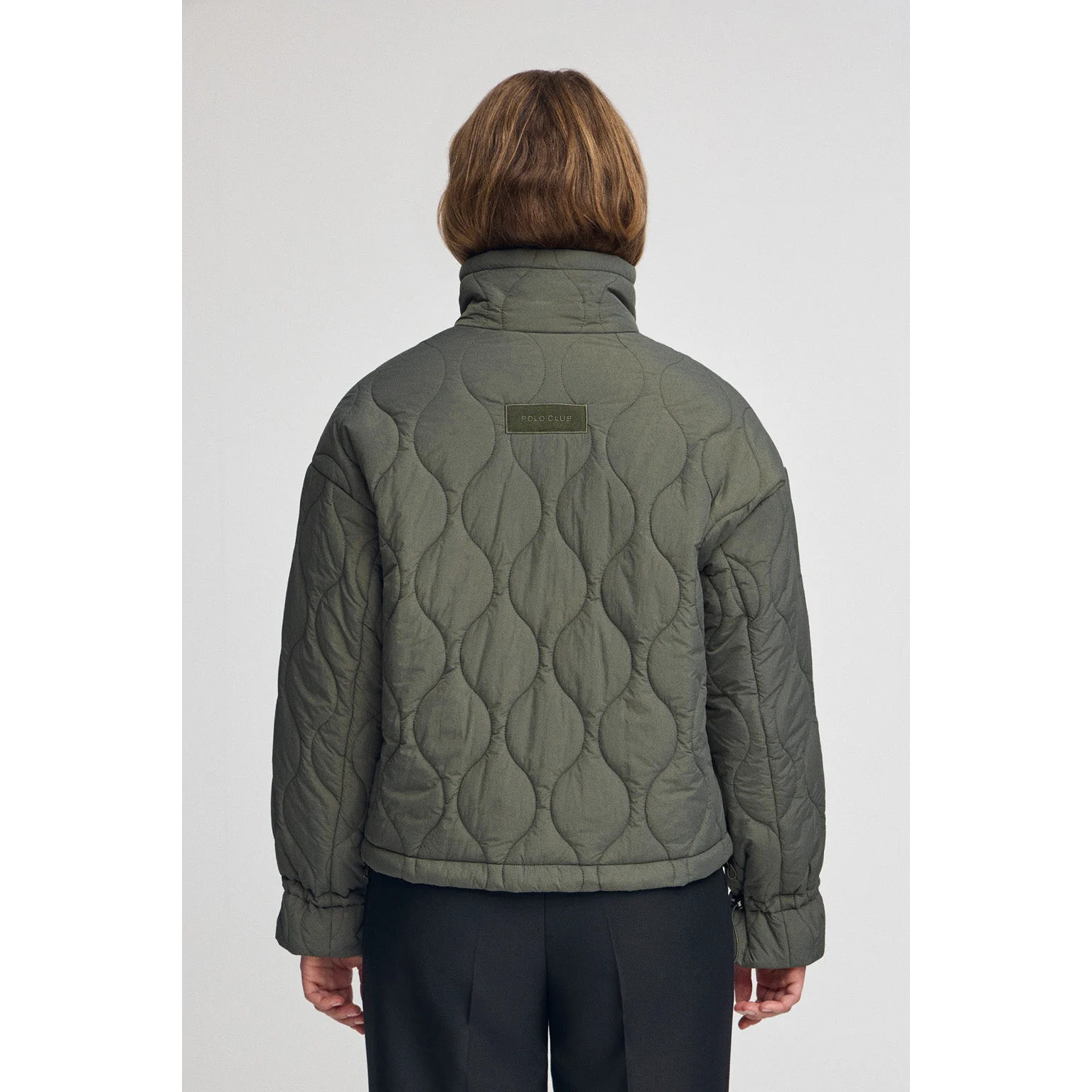 Chaqueta Gadea verde bosque con logo Polo Club