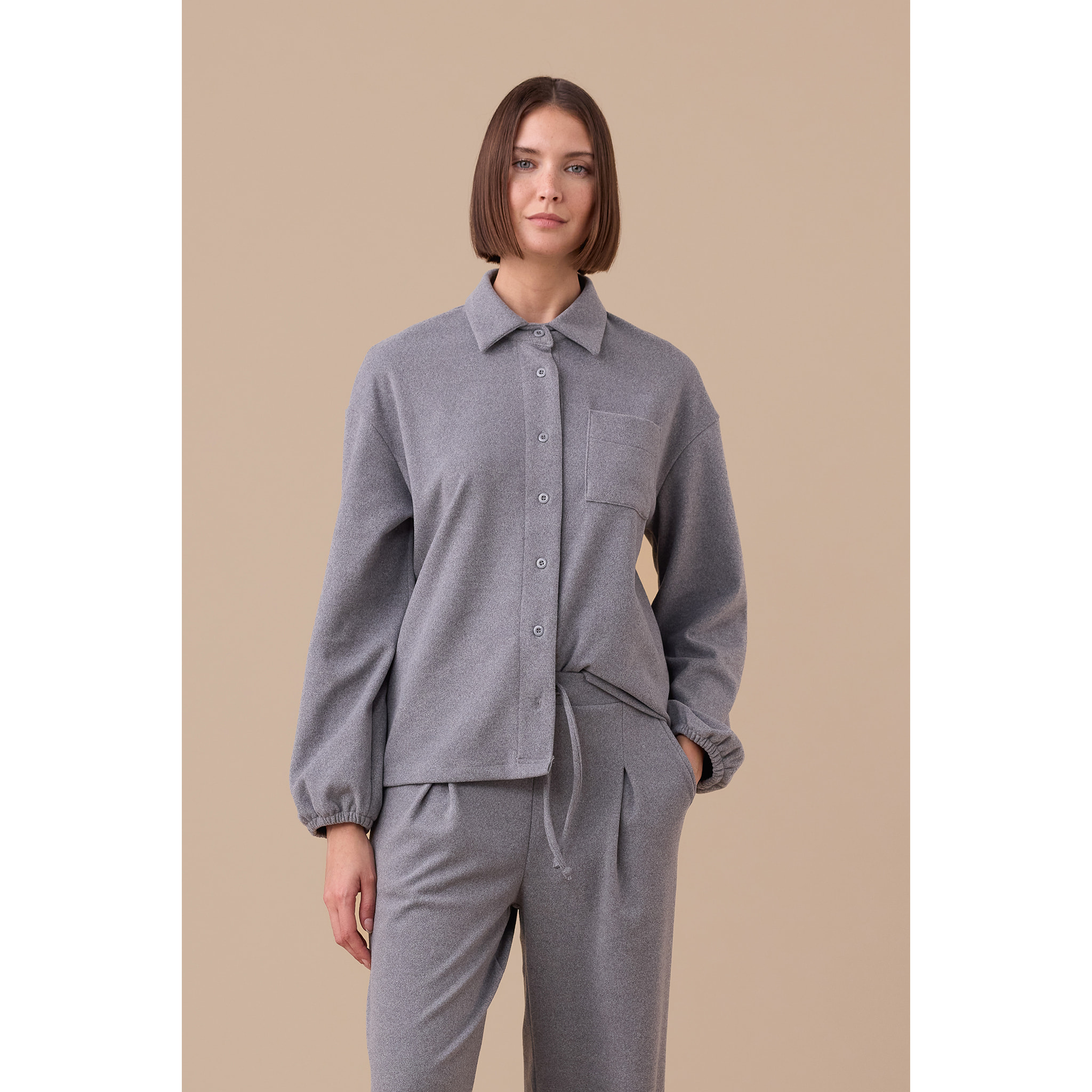 Completo donna loungewear in micropile articolo ross Noidinotte
