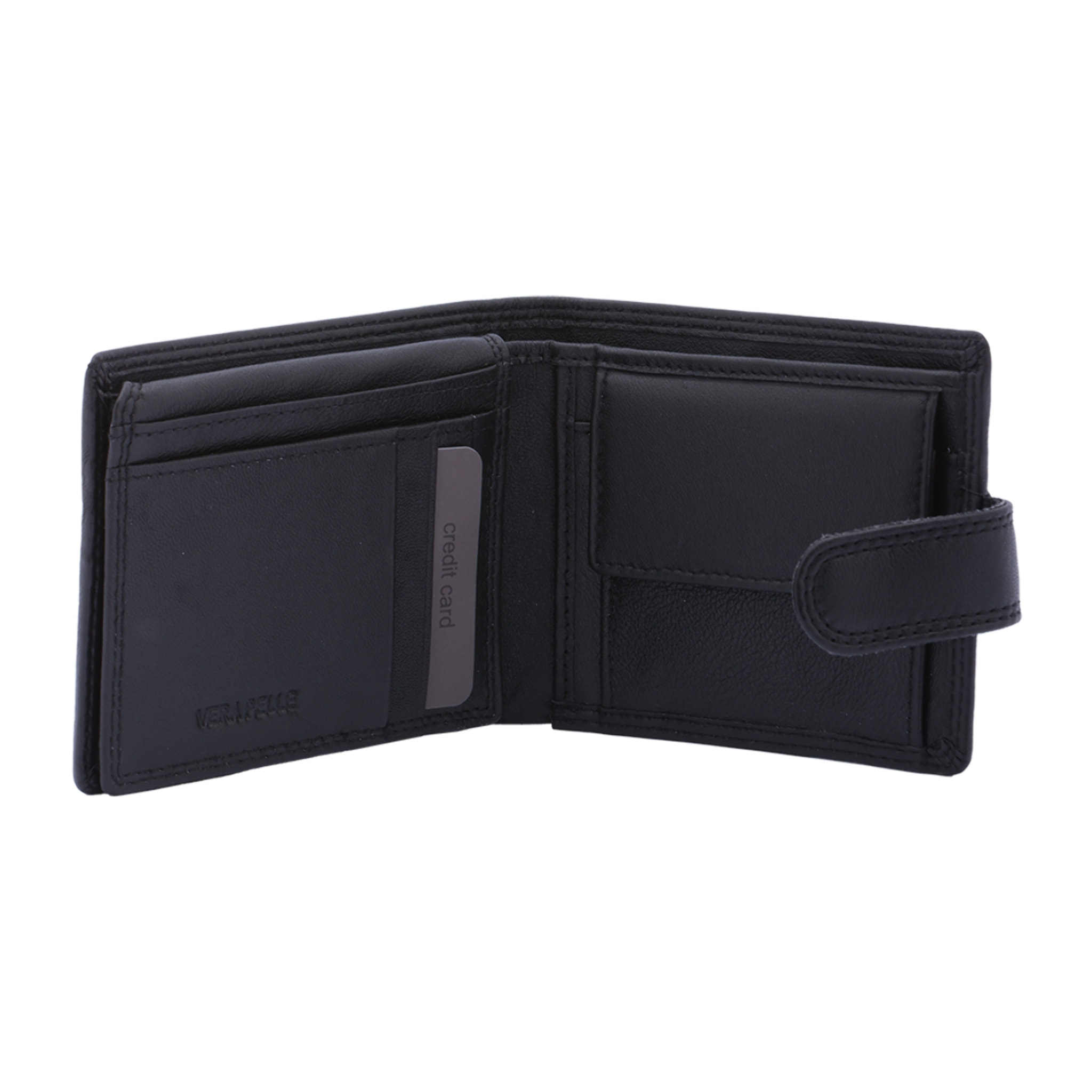 Portafoglio  da uomo In Vera pelle Made in Italy 9x11x2,5 cm