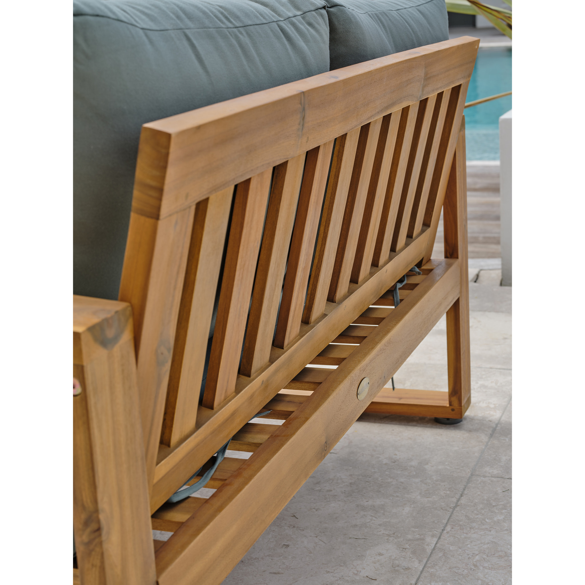 ARACAJU - Salon bas de jardin 4 places en bois d'acacia