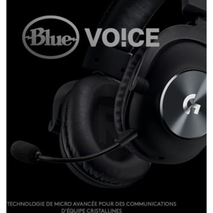 Casque gamer LOGITECH G PRO X GAMING Casque + Support