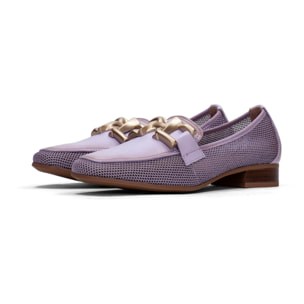 Mocasin Kenia Lavanda 2,5 cm