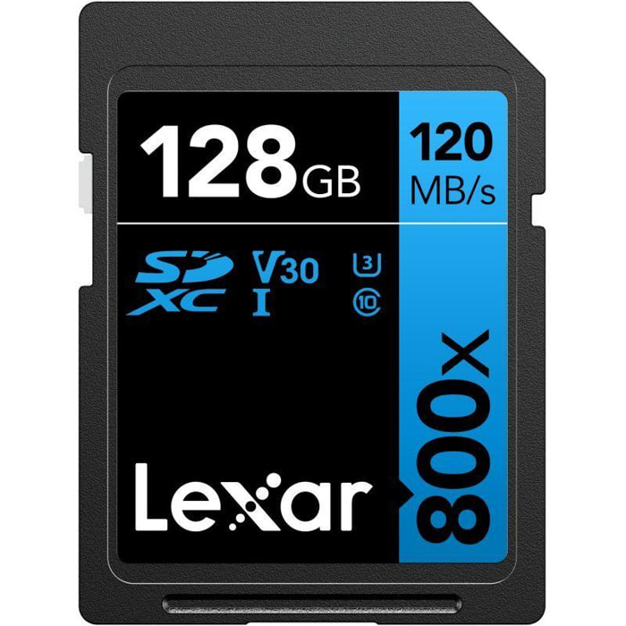 Carte SD LEXAR 128Go High-Performance 800x