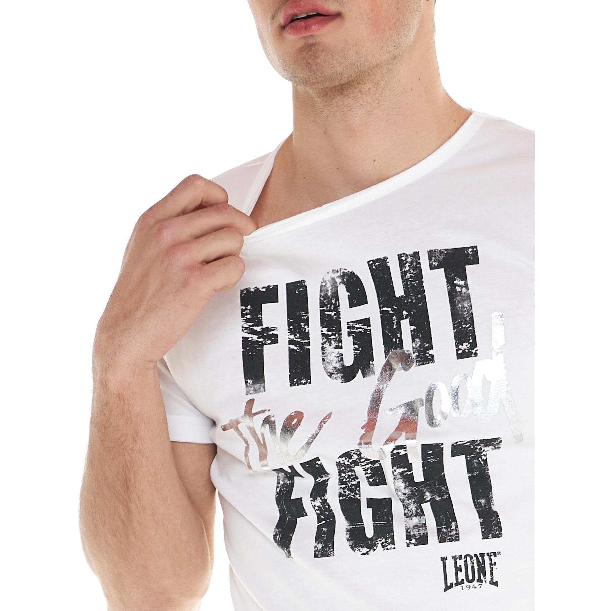 T-shirt da uomo stampa "The good fight" Sporty